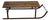 Mid Century Slatted Oak & Iron Snow Sled Sleigh Pull Tow Toboggan Sledge 34" For Sale