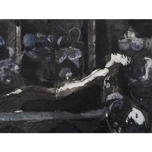 After Auguste Rodin, The Death of the King, Engraving For Sale - Image 3 of 7