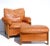 Set of Artona Leather and Wood Lounge Chair with Ottoman by Tobia & Afra Scarpa for Maxalto, 1970s For Sale - Image 17 of 17
