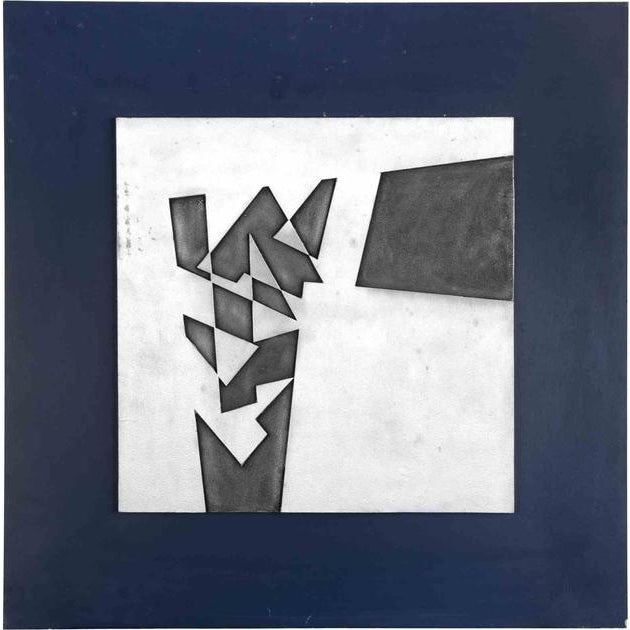 Modern Renato Spagnoli, 7502, 1975, Mixed Media, Framed For Sale - Image 3 of 3