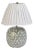 Yaya Flower Green Capiz Shell Table Lamp For Sale