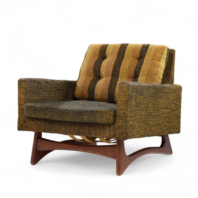 Mid-Century Modern Adrian Pearsall for Craft Associates 2406-C Mid Century Walnut Lounge Chair For Sale - Image 3 of 9