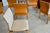 Wood 1970s Sanders Int. Stacking MCM Dining Chairs 22 Available For Sale - Image 7 of 12