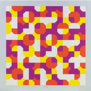 Bruno Munari, Peano Curves, 1991, Screen Print For Sale