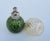 Green C1950's Italian Hand-Blown Barovier & Toso, Cross-Quilted Murano Salt & Pepper Shakers -Set For Sale - Image 8 of 12