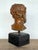 Wood Vintage Patinated Bronze Bust of Alexander the Great For Sale - Image 7 of 12