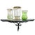 Vintage Wrought Iron and Glass Wall Console, 1960s For Sale - Image 4 of 8