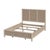 Wood Flagstaff Queen Size Cane Panel Bed, Desert Sand For Sale - Image 7 of 11