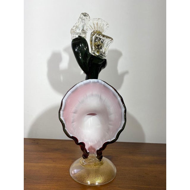Venetian Murano Glass Flamenco Dancer Figurine, 1950 For Sale - Image 4 of 17