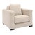 Modern Vintage Roche Bobois Cream Cord Armchairs For Sale - Image 3 of 11