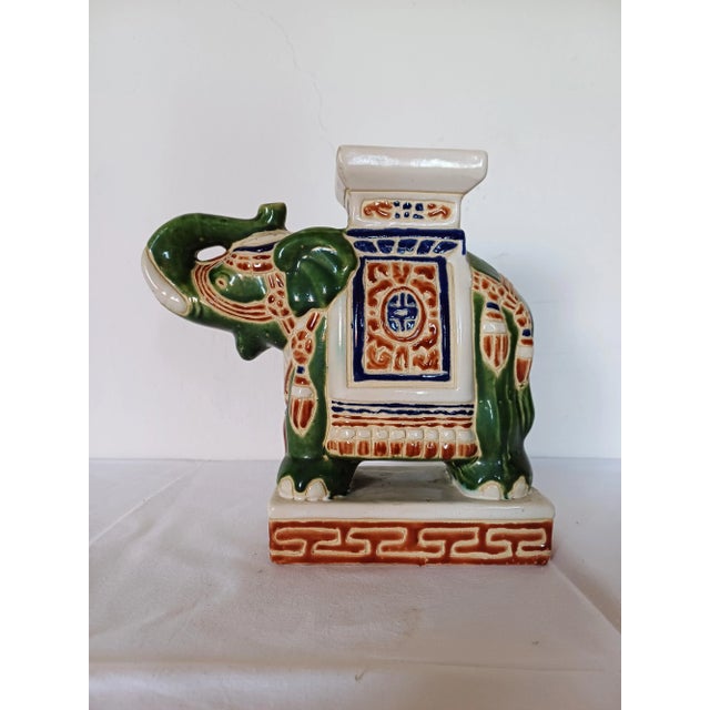 Vintage Garden Plant Stand in Ceramic, 1960, Set of 3 For Sale - Image 6 of 8