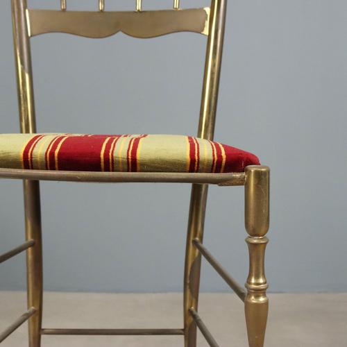 Brass Side Chairs, 1950s, Set of 2 For Sale - Image 6 of 10