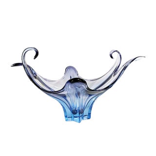 Vintage Murano Glass Vase, 1960s For Sale