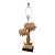 Mid 20th Century Hollywood Regency Gold Palm Tree Palm Leaf Table Lamp For Sale