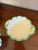 Vintage Scalloped Porcelain Creamer With Saucer Set For Sale - Image 4 of 9