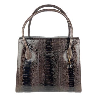 Darby Scott Brown Lizard Thompson Tote For Sale