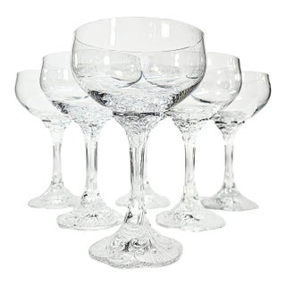 1970s Art Nouveau Rosenthal Champagne Coupes- Set of Six For Sale