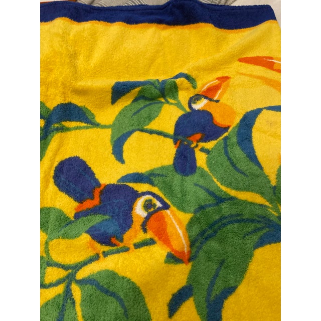 Hermes Paris Grand Motif Toucan Beach Towel New in Box For Sale - Image 13 of 16