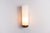 Cilindrical Opal Glass and Bent Wood Wall Lamp, 1960s For Sale - Image 6 of 12
