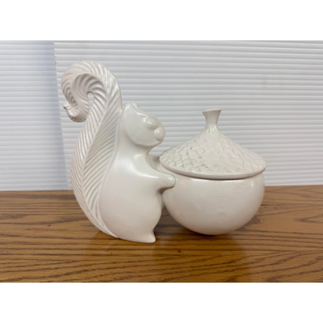 Jonathan Adler Jonathan Adler Squirrel + Acorn Candy Dish, Set For Sale - Image 4 of 12