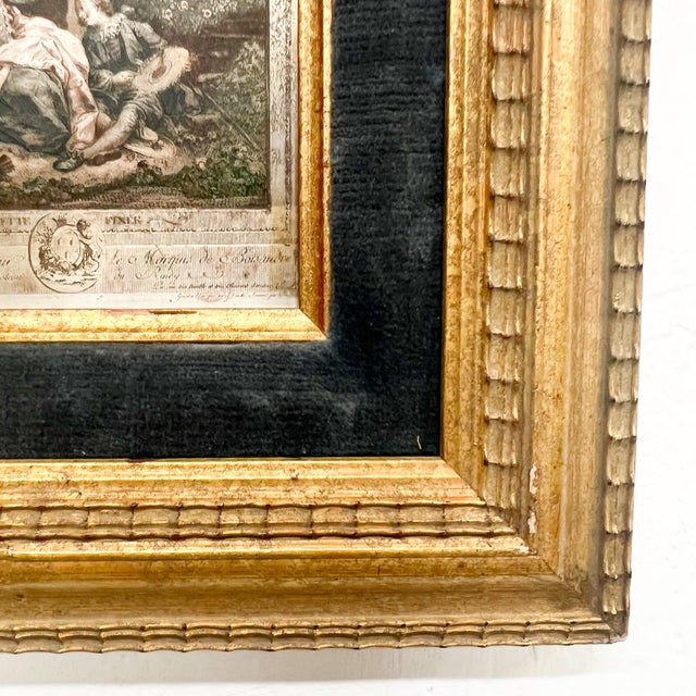 Wood French Silverplate Vintage Art: La Coquette Fixee France For Sale - Image 7 of 12