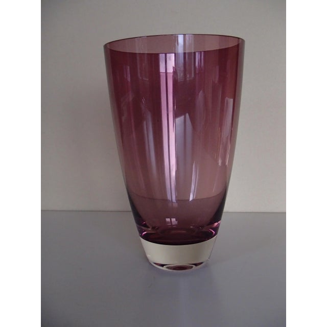 Crystal Vase, 1950s For Sale - Image 4 of 6