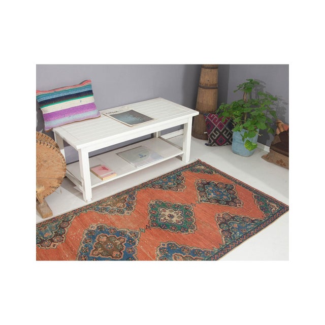 1970s Vintage Turkish Decorative Runner Rug - 3`3" X 9`5" For Sale - Image 5 of 6