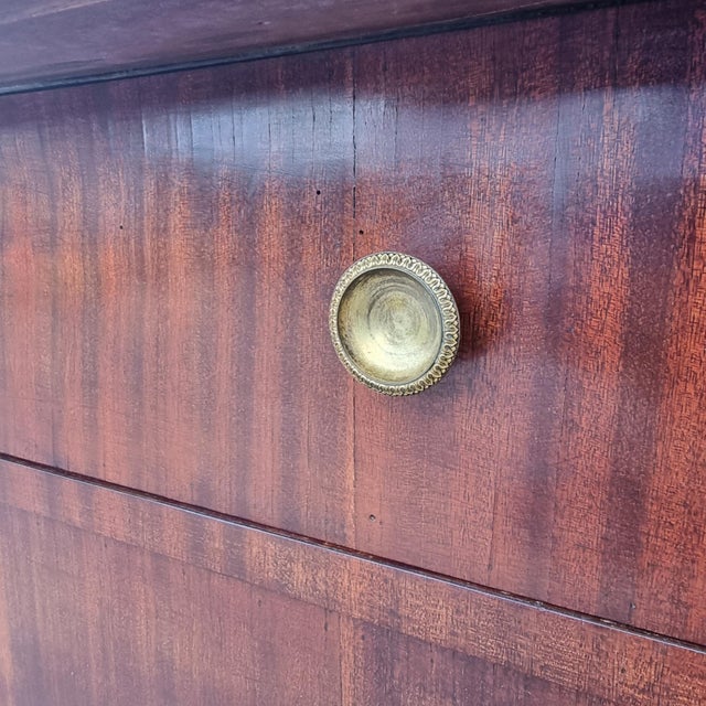 Antique Empire Mahogany Chests of Drawers, 1810, Set of 2 For Sale - Image 9 of 16