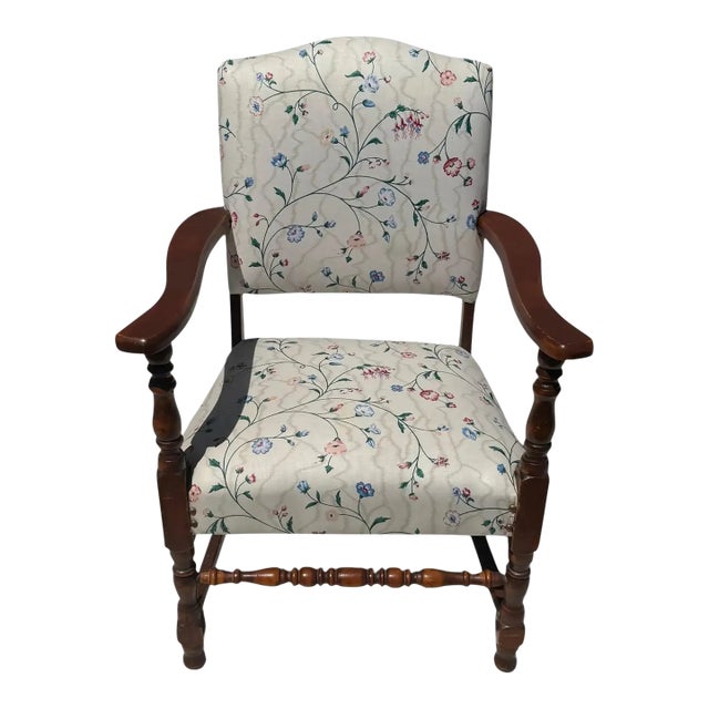 Vintage Spanish Revival Side Chair For Sale