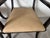 Pair of John Gee Style Hollywood Regency Ebonized Armchairs With Brass Accents For Sale - Image 9 of 12