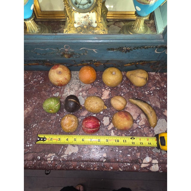 Great set of older painted stone fruit...