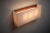 1960s Large Wall Lamp with Textured Diffuser and Teak Frame from Kontakt-Werkstätten, 1960 For Sale - Image 5 of 9