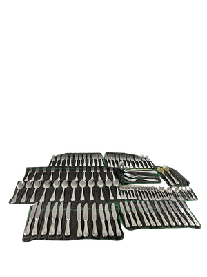 Cutlery Set in Silver from Zaramella, Italy, 1990s, Set of 101