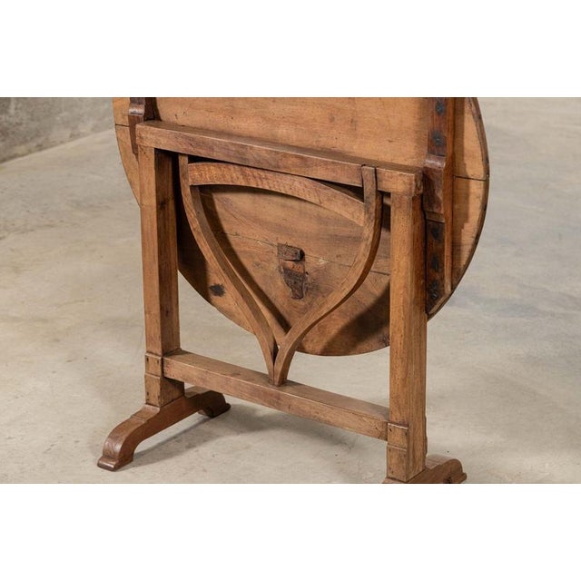 Large 19th Century French Fruitwood Vendange Table, 1860s For Sale - Image 13 of 16