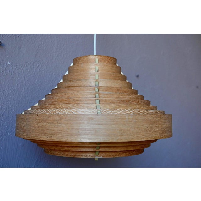 Vintage Scandinavian Pendant Light with Pine Slats by Hans-Agne Jakobsson, 1960s For Sale - Image 10 of 14