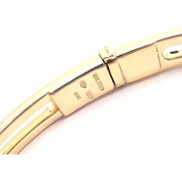 Tom Ford Tom Ford Yellow Gold Bangle Bracelet For Sale - Image 4 of 9