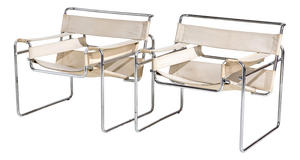 Set of Model B3 Wassily Chairs attributed to Marcel Breuer for Gavina, 1960s