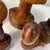 Wood Set of 7 Hand Carved Folk Art Mushrooms For Sale - Image 7 of 10