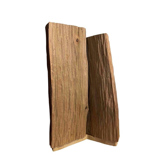 Wood Sculpture Embrace by Pietro Meccani for Meccani Design For Sale - Image 7 of 7