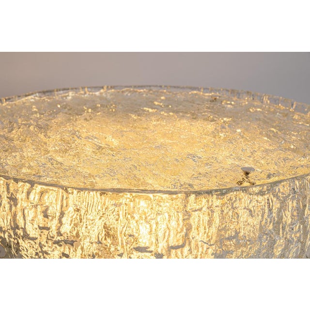 Large Murano Glass Flushmount Fixture from Kaiser, 1960s For Sale - Image 15 of 18