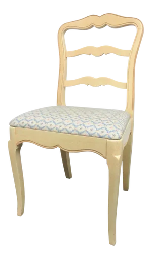 Mid 20th Century French Style Custom Painted Side Chair