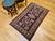Vintage Persian Kurdish Rug, Hand-Knotted Wool, Geometric Pattern, Navy & Tan, 3x5 For Sale - Image 12 of 18