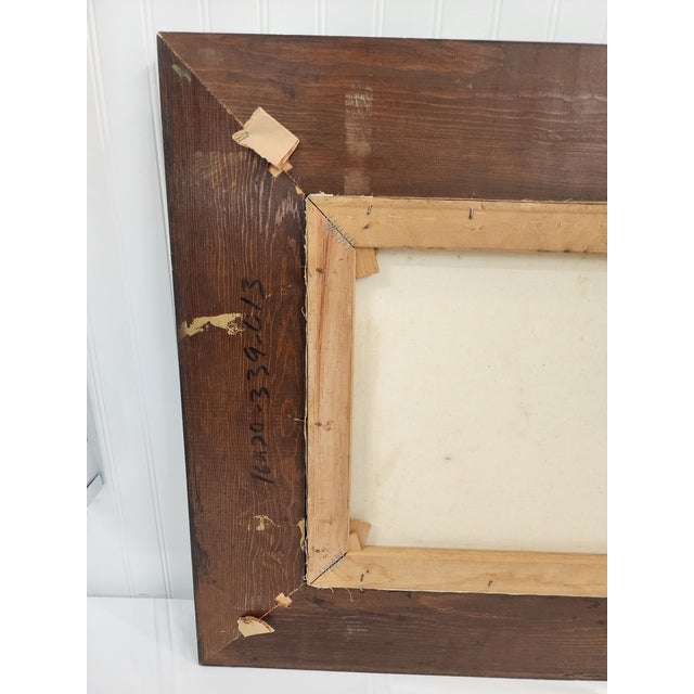 1960s Hoffman Original Signed Oil Painting of a Sailboat on the High Seas For Sale In Seattle - Image 6 of 9