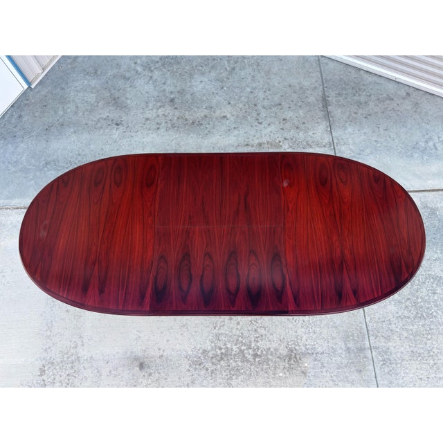 1960s Danish Modern Rosewood Dining Table Set by Skovby Møbelfabrik For Sale - Image 13 of 18