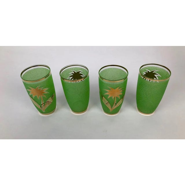 Mid-Century Lemonade Set in Jade Green Glass, 1950s, Set of 5 For Sale - Image 6 of 11