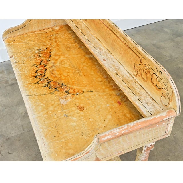 19th Century English 19th Century Faux Bois Vanity Table For Sale - Image 5 of 16