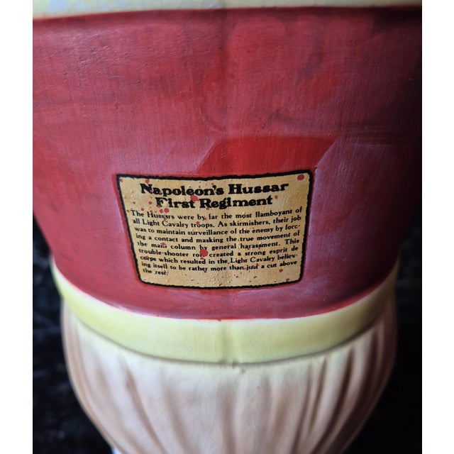 Ceramic Vintage Royal Orleans Napoleonic Military Head Vases - A Pair (Jg) For Sale - Image 7 of 18