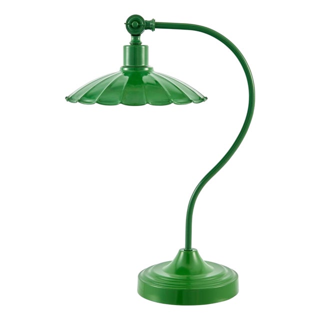 Pavona Accent Table Lamp Green For Sale
