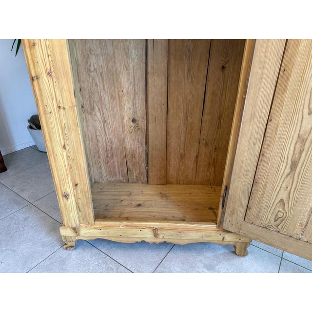 Biedermeier Farmhouse Cupboard in Natural Wood For Sale - Image 15 of 16