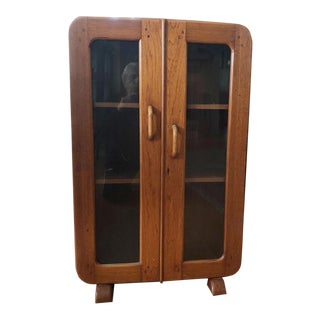 1950s Art Deco Liquor Cabinet/Vitrine For Sale